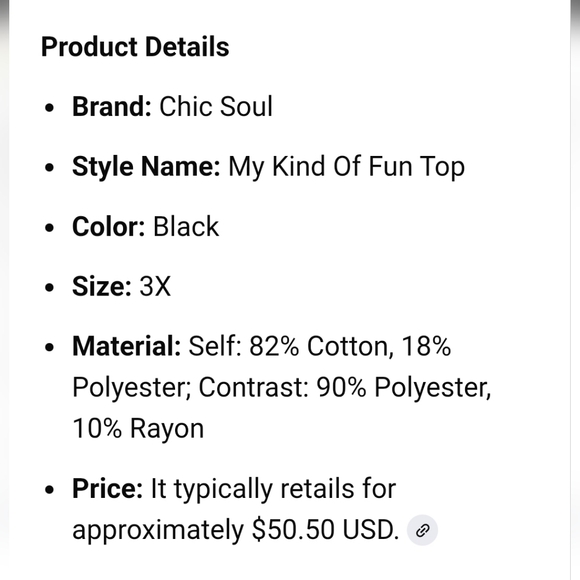 Chic Soul Black Layered Blouse - Picture 8 of 10